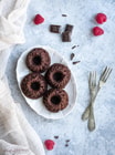 10 Chocolate Mini Doughnuts