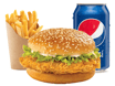 Chicken Fillet Burger Meal